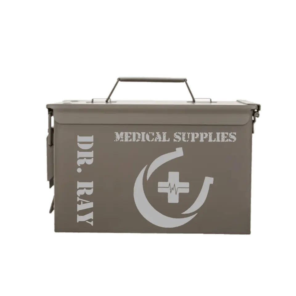 Ammo Can - Horseshoe/Vet TAN AVDC INK