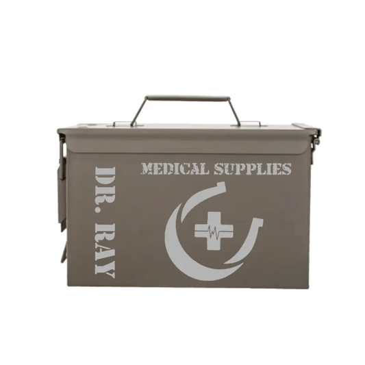 Ammo Can - Horseshoe/Vet TAN AVDC INK