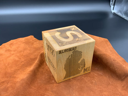 Personalized 4" Baby block