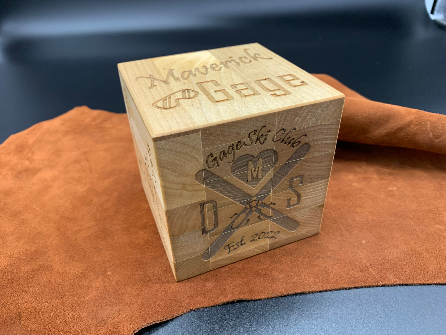 Personalized 4" Baby block