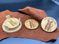 Dog Life - Round Bamboo Coaster Set AVDC INK