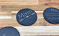 Mimi - Round Slate Coaster Set of 4 AVDC INK